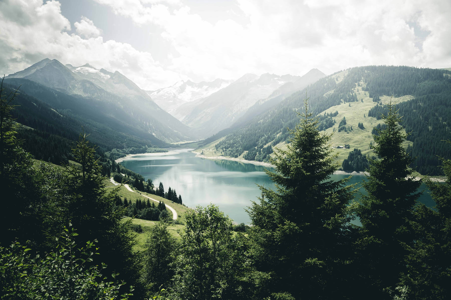 Bergsee im Zillertal in Tirol