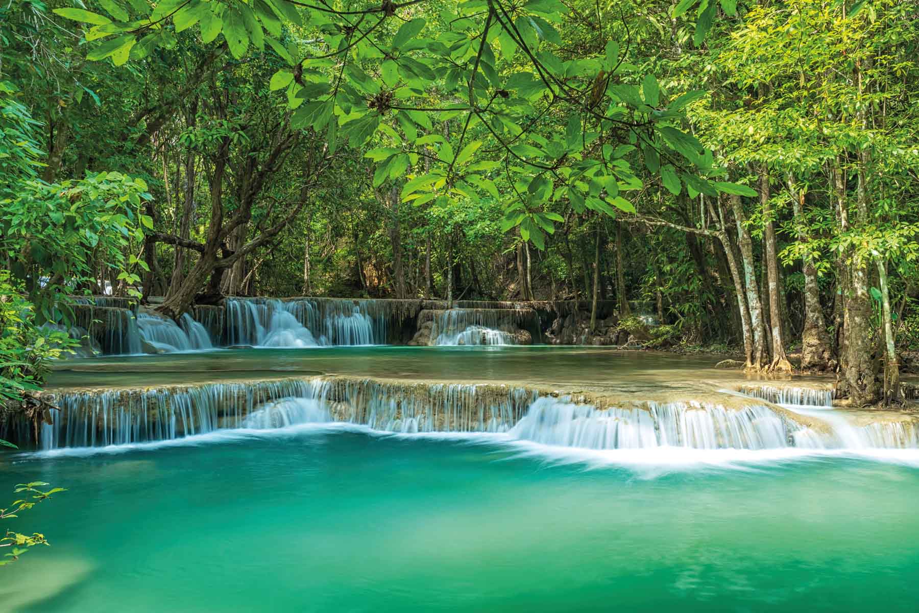 PlateART Duschrückwand Motiv Wasserfall